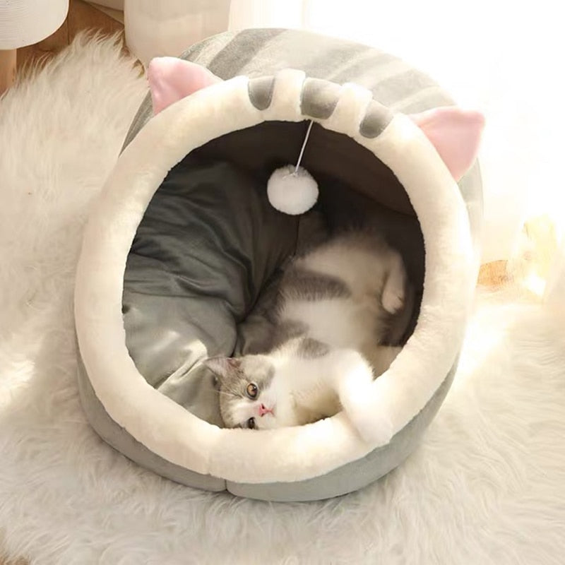 Sweet Cat Bed Warm Pet BasketSPECIFICATIONSType: catsOrigin: Mainland ChinaMaterial: 100% CottonItem Type: BedsItem Type: Cat HouseItem Description: Bed for CatsIs Smart Device: NoCat Bed qualitcucciaIntermedia WorldI'M'"WorldSweet Cat Bed Warm Pet Basket