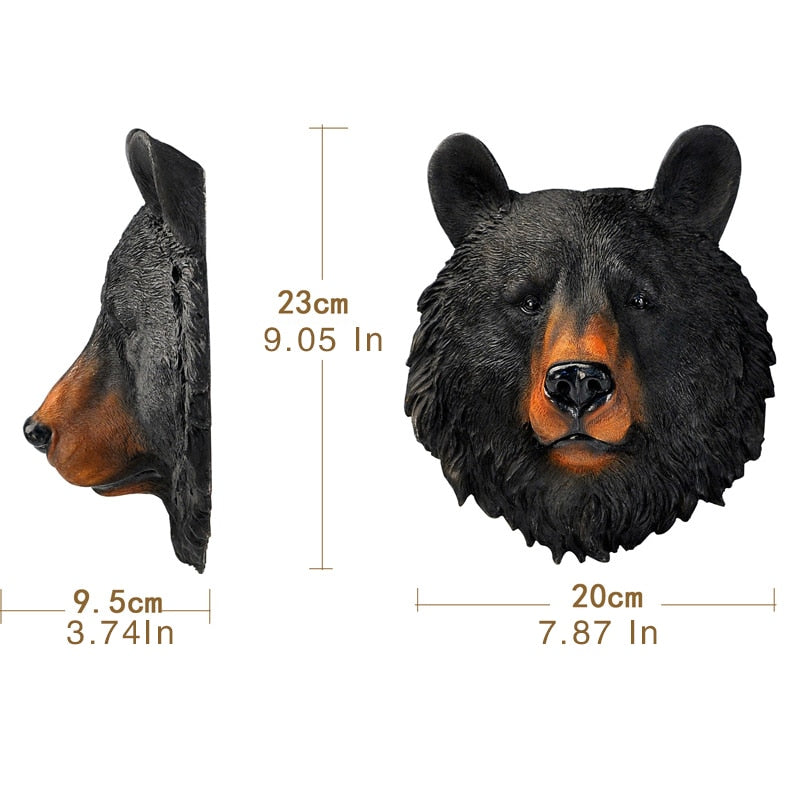 Animal Head Wall Decoration Statues Room - InterMedia World