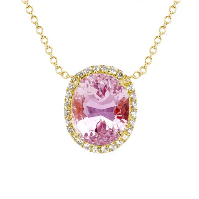 Rosa Kunzite Pendente