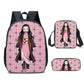 Set di 3 zaini Kamado Nezuko Demon Slayer