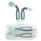 Silicone Spoon Fork for Baby Utensils Set