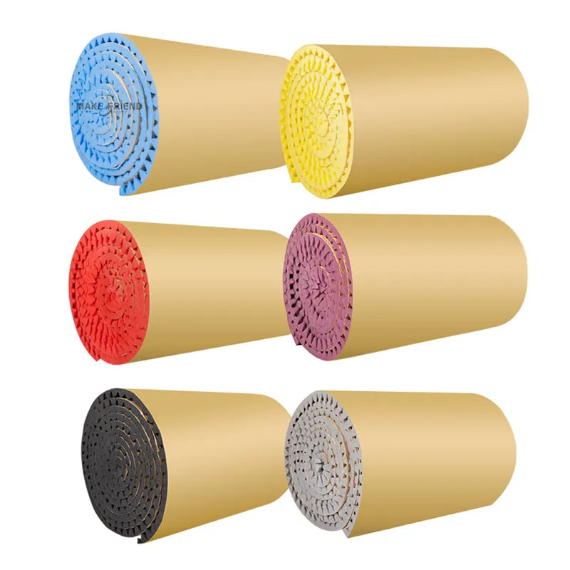 1Pc 50x200cm Acoustic Foam Self-adhesive Egg Sound