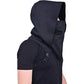 Cyberpunk Rogue Cowl Hood Sciarpa Scaldacollo invernale Costume Mantello con cappuccio per cosplay di Halloween