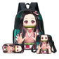 Set di 3 zaini Kamado Nezuko Demon Slayer
