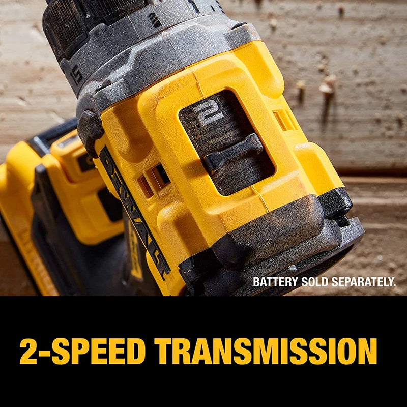 DEWALT DCD800 20V XR Cordless Elettrico Driver Brushless 1/2-in Trapano Compatto Cacciavite Elettrico A Mano Solo Strumento