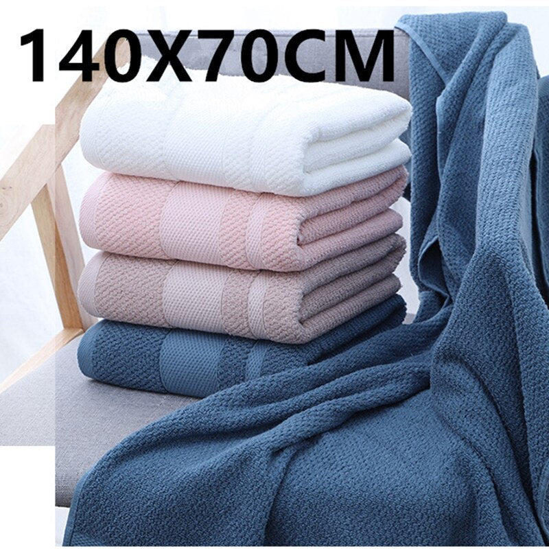 Thickened cotton bath towel