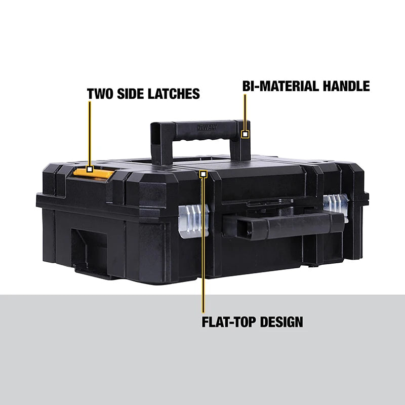 DEWALT DWST17807 TSTAK Handy System Valigetta impilabile Accessori per utensili elettrici portatili Cassetta degli attrezzi modulare in plastica