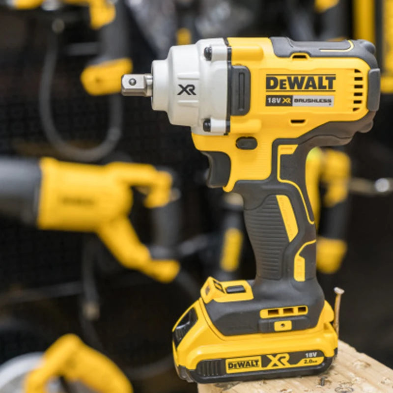 DEWALT DCF894 Avvitatore a percussione a batteria 18V Motore senza spazzole 447N.m Chiave ergonomica ricaricabile elettrica Rimozione pneumatici per auto