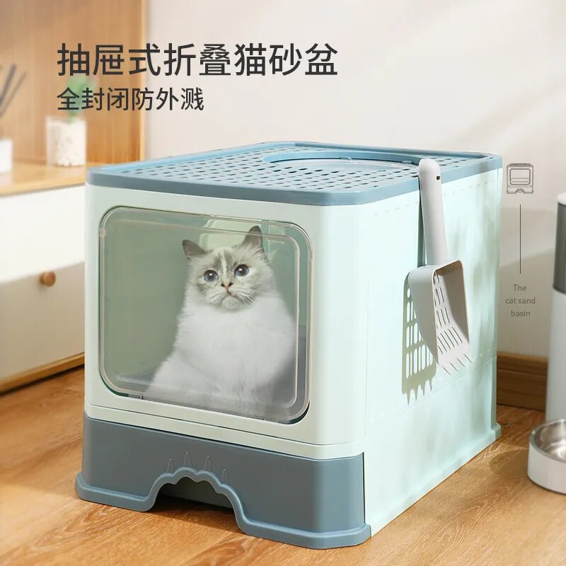 New Folding Fully Enclosed Cat