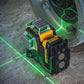 DEWALT DW089LG Livella laser verde a 12 linee con batteria