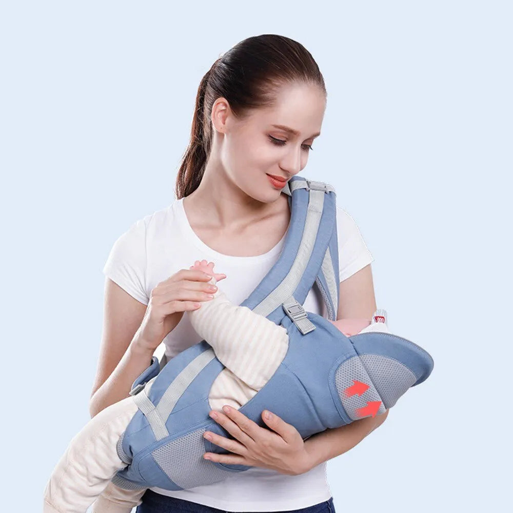 Baby Carrier Waist Stool With Storage Bag Kangaroo Shoulder