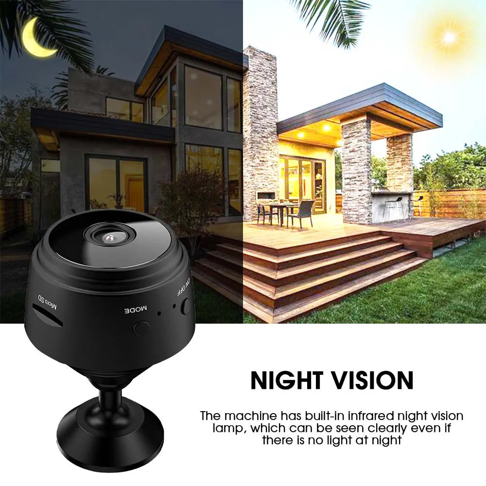 Mini telecamera WiFi A9 visione notturna senza fili per interni protezione di sicurezza batteria monitor CCTV 1/2 pezzi videosorveglianza Smart Home