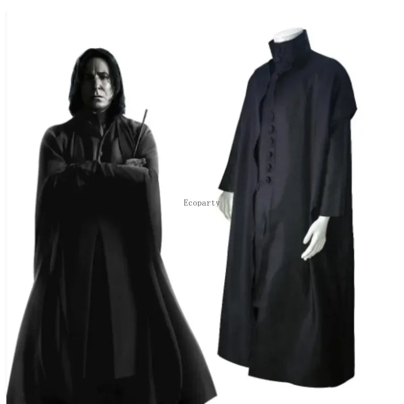 Cosplay Abito lungo mantello costume film Silente Malfoy uniforme Voldemor