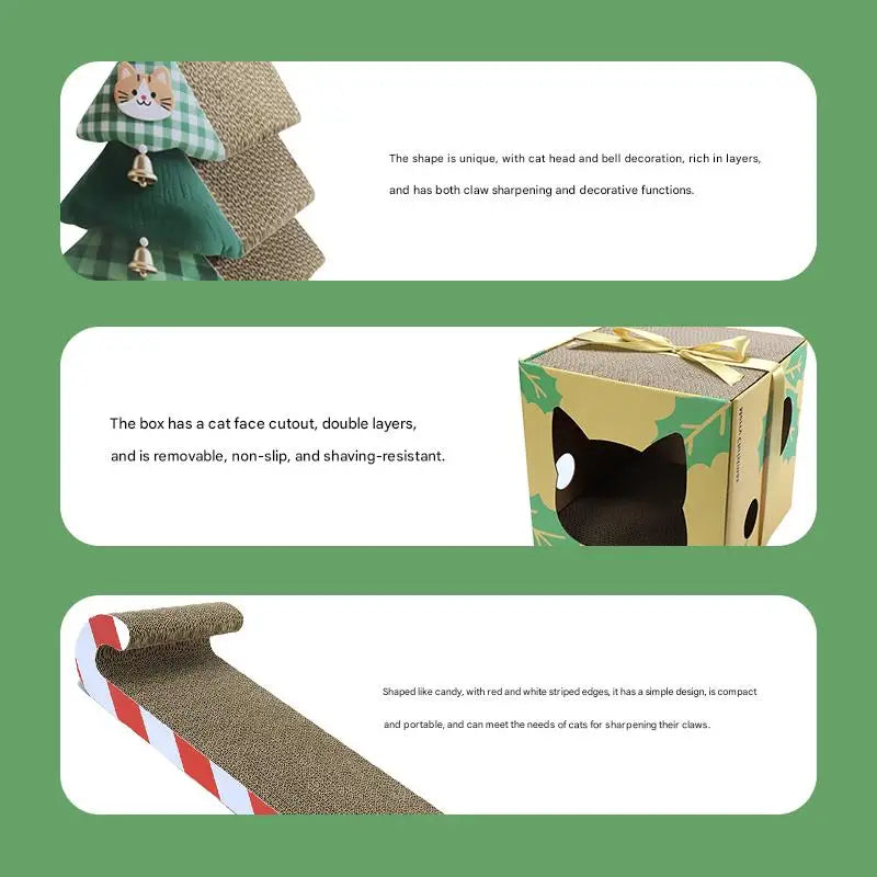 Tiragraffi per gatti, comodo design in cartone, adatto per gatti da interno, cuccia adatta a gatti di grandi dimensioni, protegge il divano