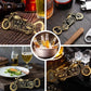 LKKCHER Bronze Motorcycle Shape Beer Bottle