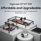 AlgoLaser DIY KIT MK2 Incisore laser Potenza di uscita 10 W, touch screen a colori da 3,5", controllo offline dell'app, strumento di taglio per incisore fai da te