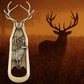 Deer Antlers Beer Bottle Opener Original Bronze