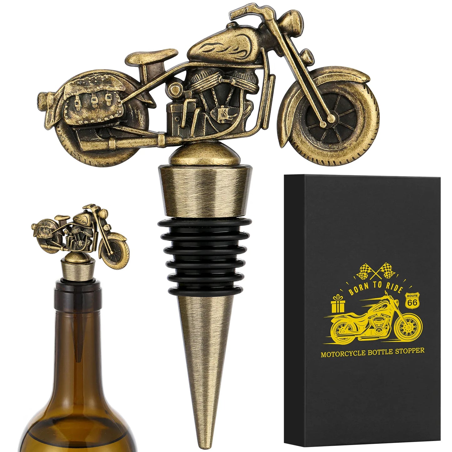 LKKCHER Motorcycle Wine Bottle