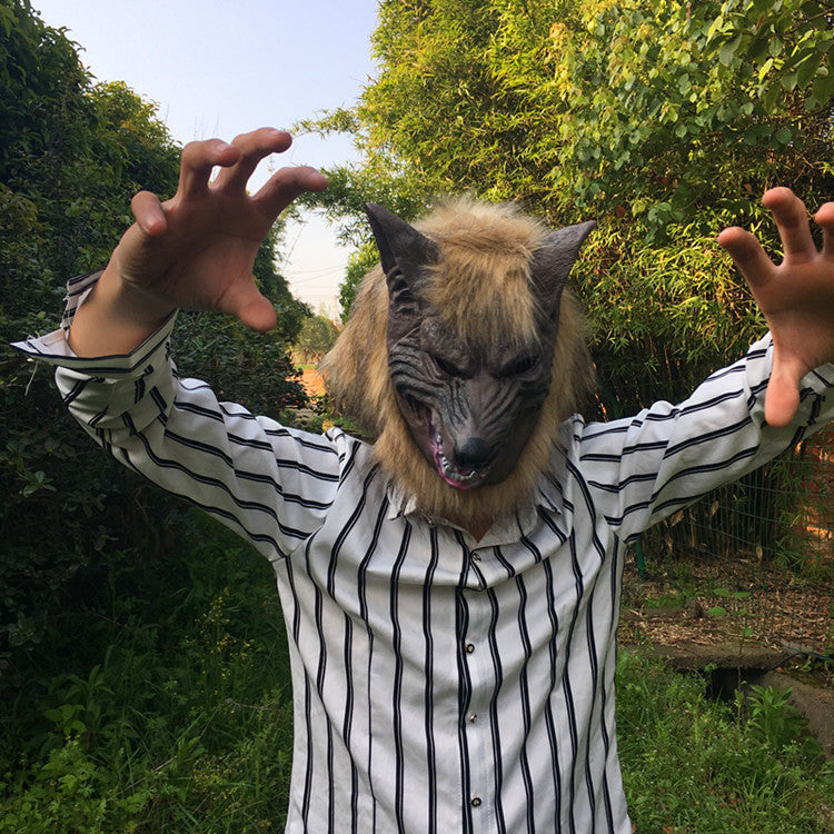 Halloween Maschera per feste in costume da lupo mannaro adulto