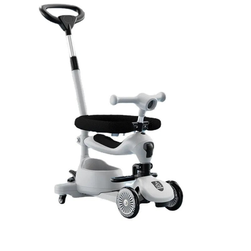 Children's scooter, baby can sit, push, and slide, baby multi-functional