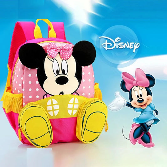 Zaino per bambini con tasche multiple di Topolino, grande capacità, grazioso zaino per la scuola materna, per ragazzi e ragazze