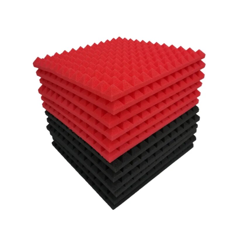 48Pack 300x300x25mm Studio Acoustic Foam Soundproofing