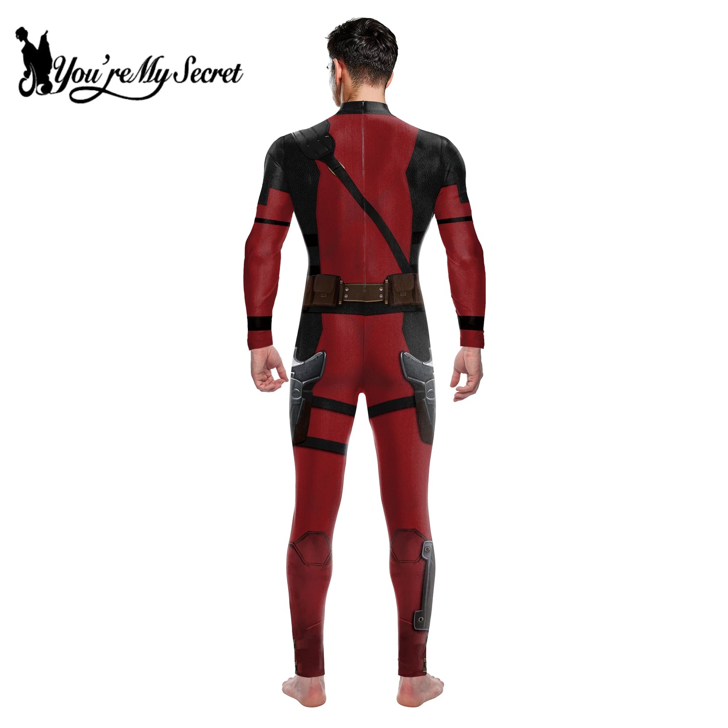 Supereroi Uomini Deadpool Wolverine Costumi Cosplay Tuta