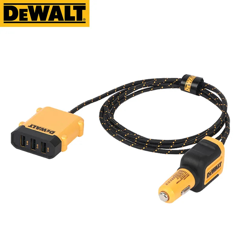 Dewalt Caricatore USB PD mobile a 5 porte per sedili anteriori e posteriori 6ft 18M DW2 Cargador Adattatore per auto portatile DXMA1410475