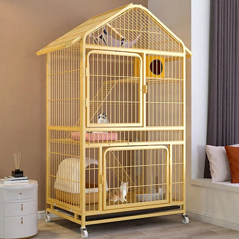 Cat Cage Villa Three Floor Super Free Space