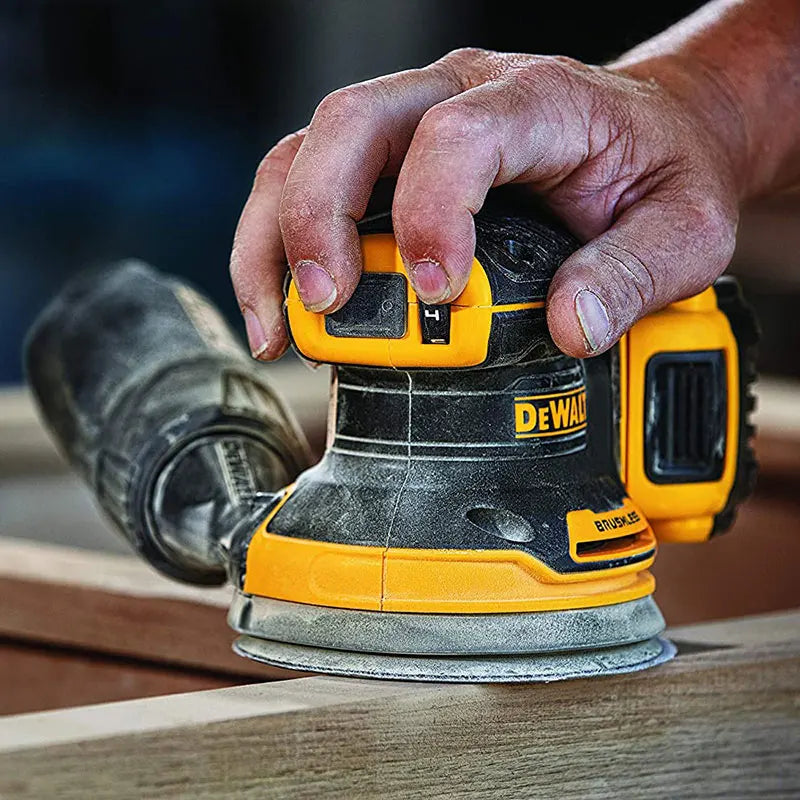 DEWALT DCW210B Levigatrice orbitale senza spazzole Batteria al litio 20V 5 pollici Lucidatura a vibrazione portatile Levigatrice per la lavorazione del legno 8000 ~ 12000OPM