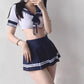 Cosplay Lingerie Costume Scuola Studente Uniforme Donne Camicetta attillata