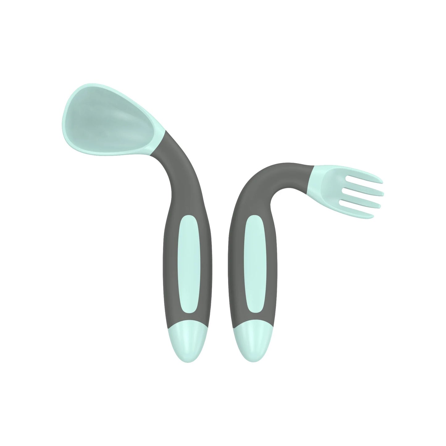 Silicone Spoon Fork for Baby Utensils Set