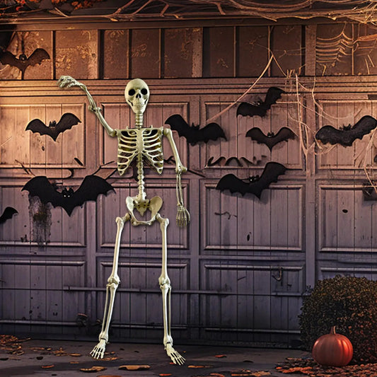 Scheletro di Halloween Scheletro umano a grandezza naturale con articolazioni snodabili