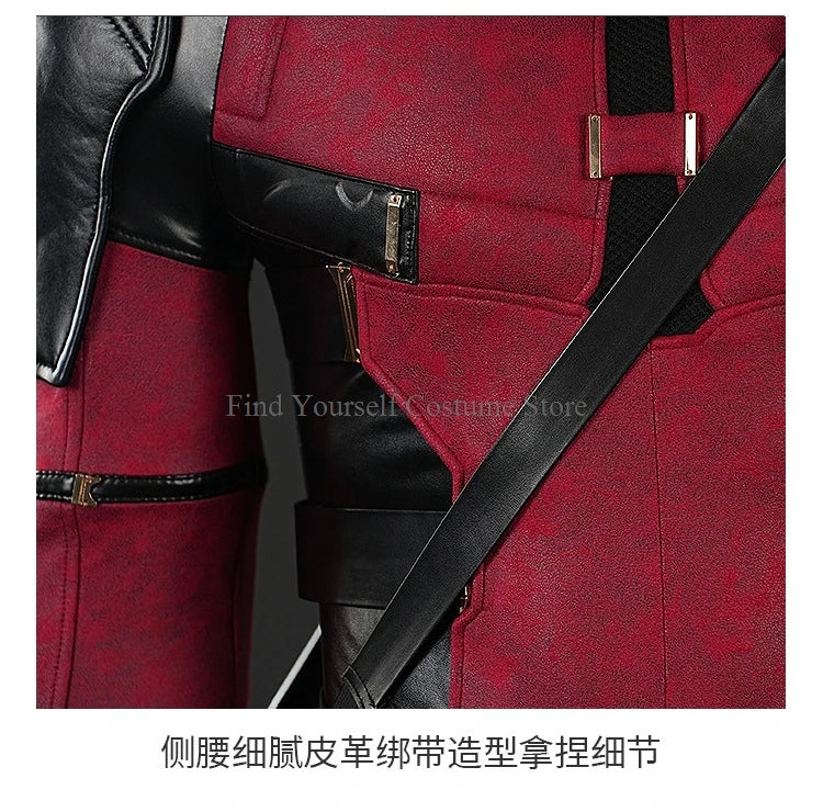 Cosplay maschera Deadpooling 3 con occhiali magnetici Wade Winston Wilson tuta cintura costume cosplay