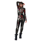 Halloween per adulti Diavolo Fantasma Donna Cosplay Scheletro Rosa Zombie