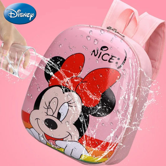 Borsa da scuola Mickey Mouse carina impermeabile ad alta capacità con guscio rigido