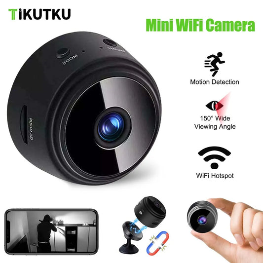 Mini telecamera WiFi A9 visione notturna senza fili per interni protezione di sicurezza batteria monitor CCTV 1/2 pezzi videosorveglianza Smart Home