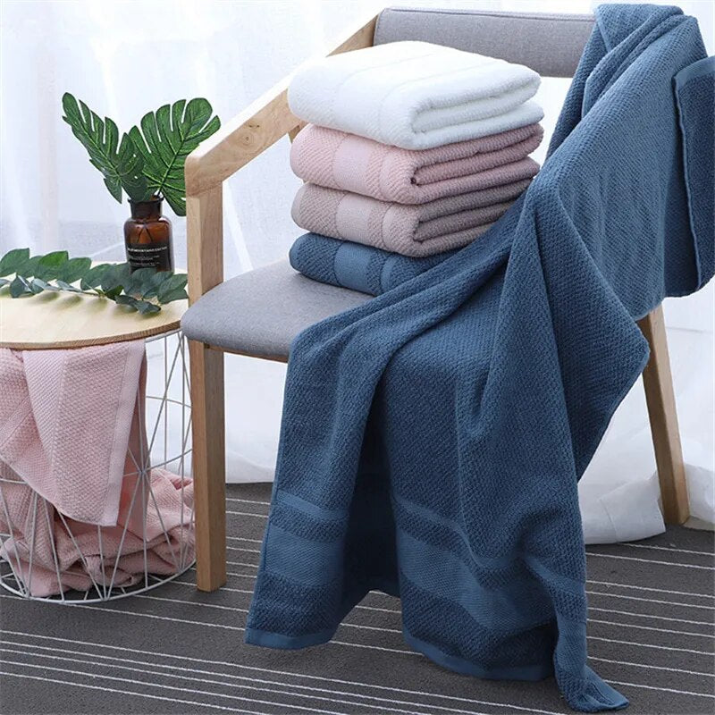 Thickened cotton bath towel