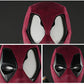 Cosplay maschera Deadpooling 3 con occhiali magnetici Wade Winston Wilson tuta cintura costume cosplay