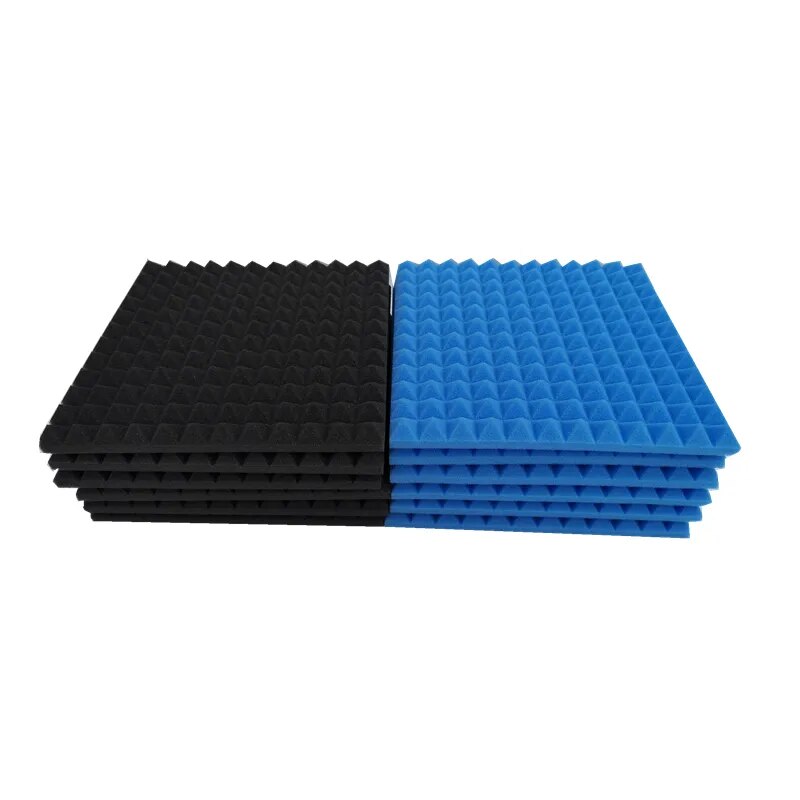 48Pack 300x300x25mm Studio Acoustic Foam Soundproofing