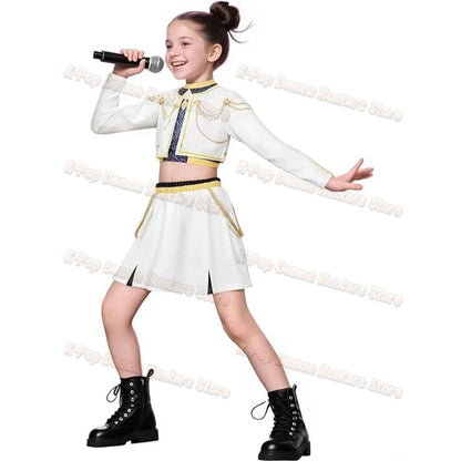 Costume da cosplay per bambini Zoey Mira Rumi del 2025, con stampa 3D, per Halloween, Carnevale, K-Pop Hunters