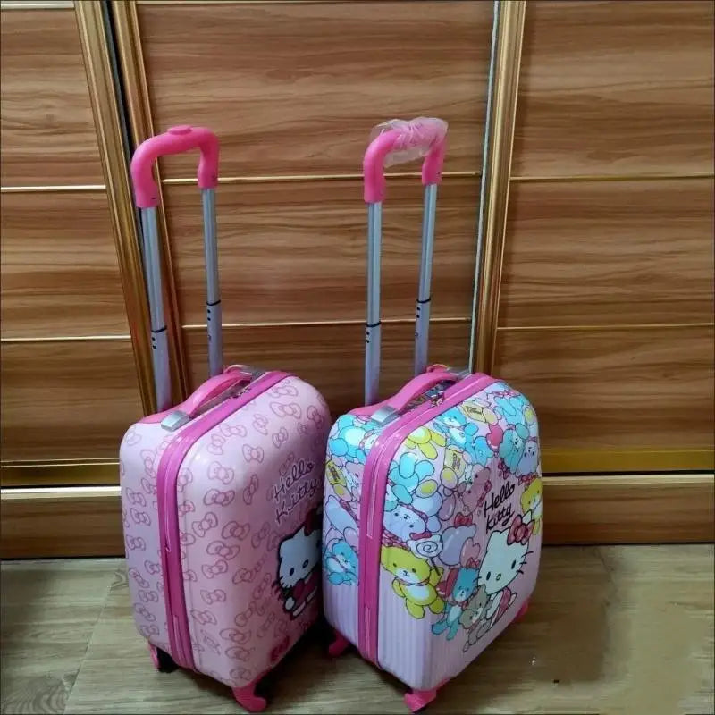 Valigia Hello Kitty  Grande Capacità -Portatile Trolley Case.