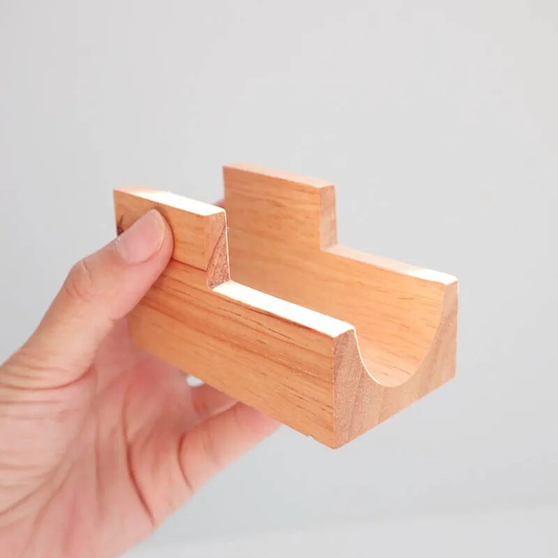 Japanese Sushi Rack Wooden Taco Snack