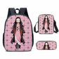 Set di 3 zaini Kamado Nezuko Demon Slayer