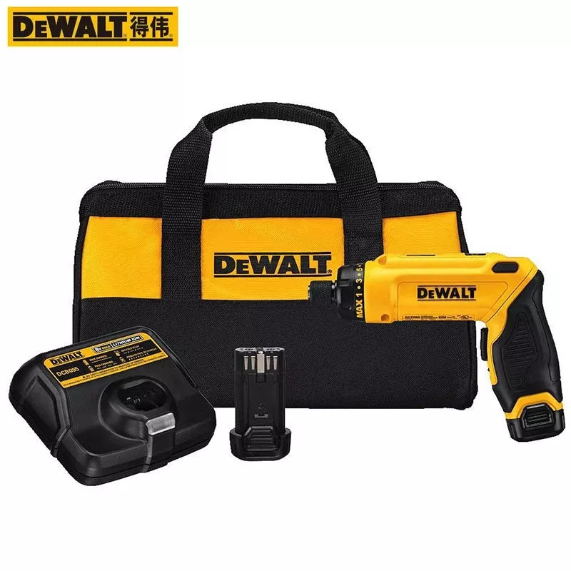 DEWALT DCF680 7.2V Cacciavite Elettrico Pieghevole Al Litio Ricaricabile Per Uso Domestico Giroscopico Compatto Mini Trapano A Mano Set