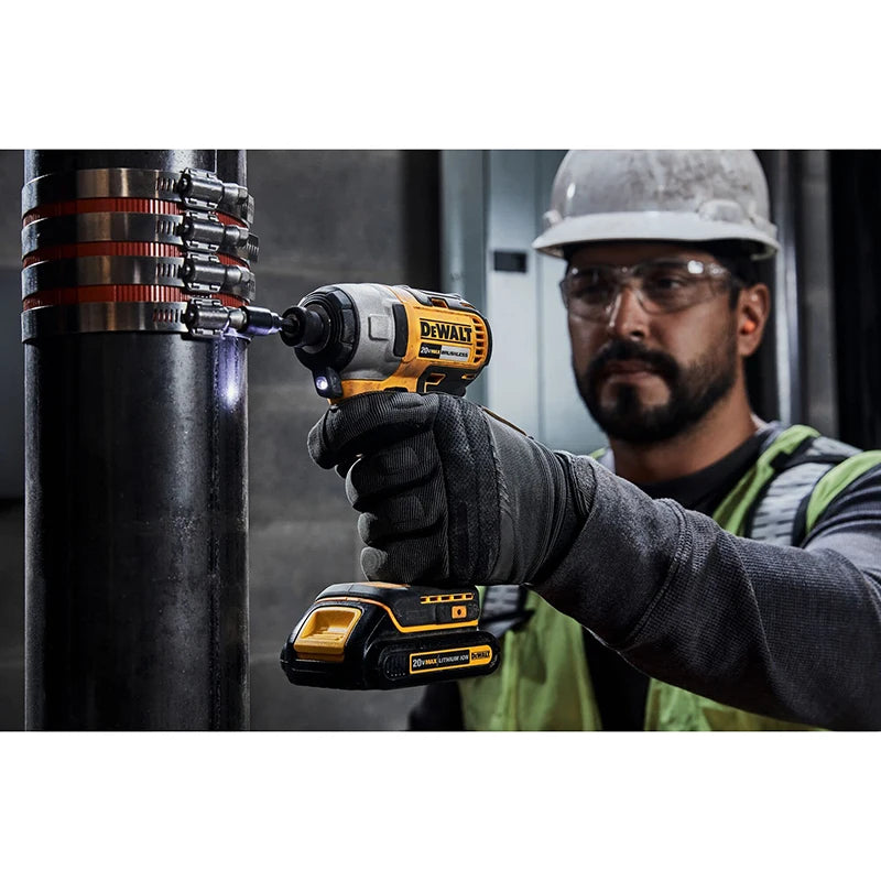 Dewalt DCF787 Avvitatore a percussione a batteria 1/4 pollici 20V Cacciavite elettrico compatto Multifunzione Utensili elettrici originali