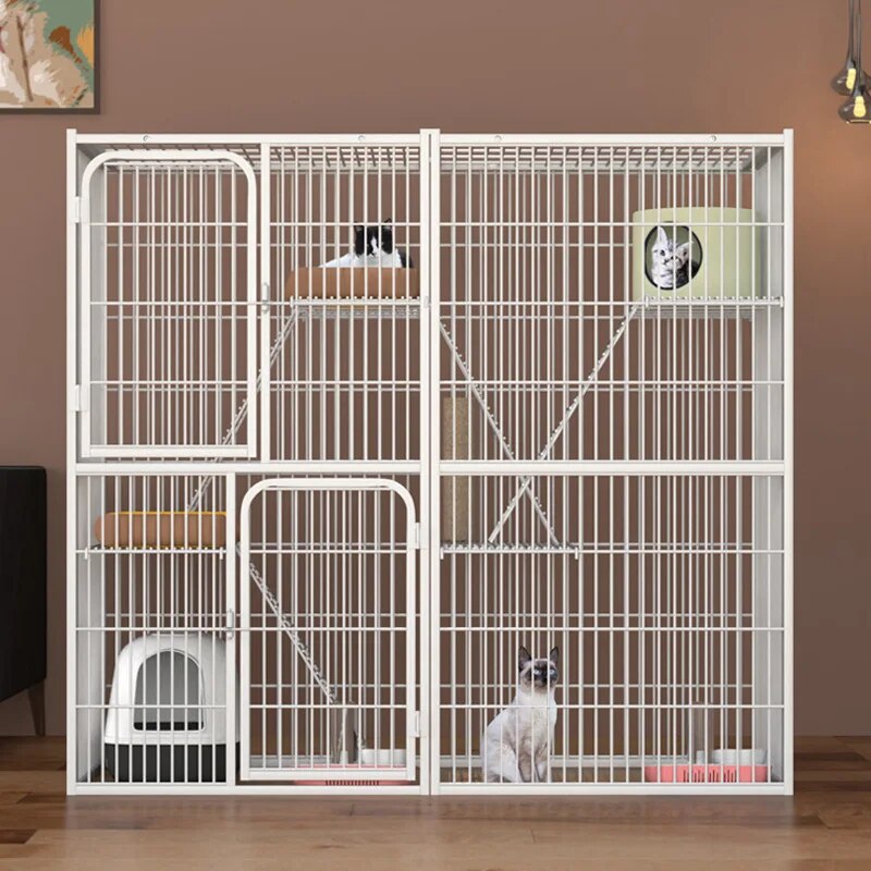 Cat Cage Villa Three Floor Super Free Space