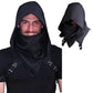 Cyberpunk Rogue Cowl Hood Sciarpa Scaldacollo invernale Costume Mantello con cappuccio per cosplay di Halloween