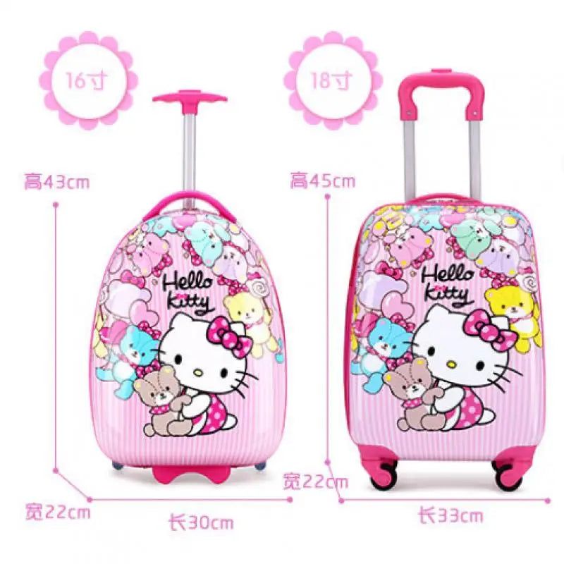 Valigia Hello Kitty  Grande Capacità -Portatile Trolley Case.