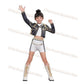 Costume da cosplay per bambini Zoey Mira Rumi del 2025, con stampa 3D, per Halloween, Carnevale, K-Pop Hunters